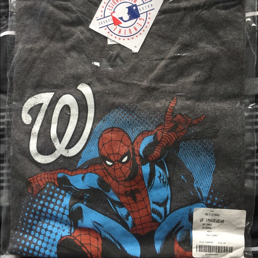 Washington Nationals Spider Man Shirt